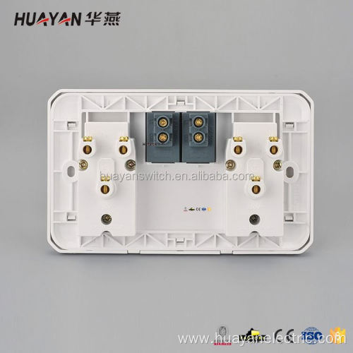 special design 8gang switch 2 pin socket